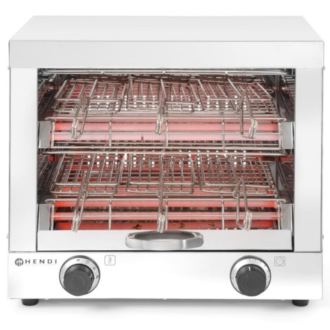 Toster kanapkowy kwarcowy z 6 klamrami 3000W Hendi Toster kanapkowy kwarcowy z 6 klamrami 3000W Hendi