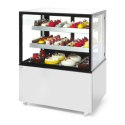 Witryna chłodnicza cukiernicza 2-półkowa jezdna LED 610L ARKTIC