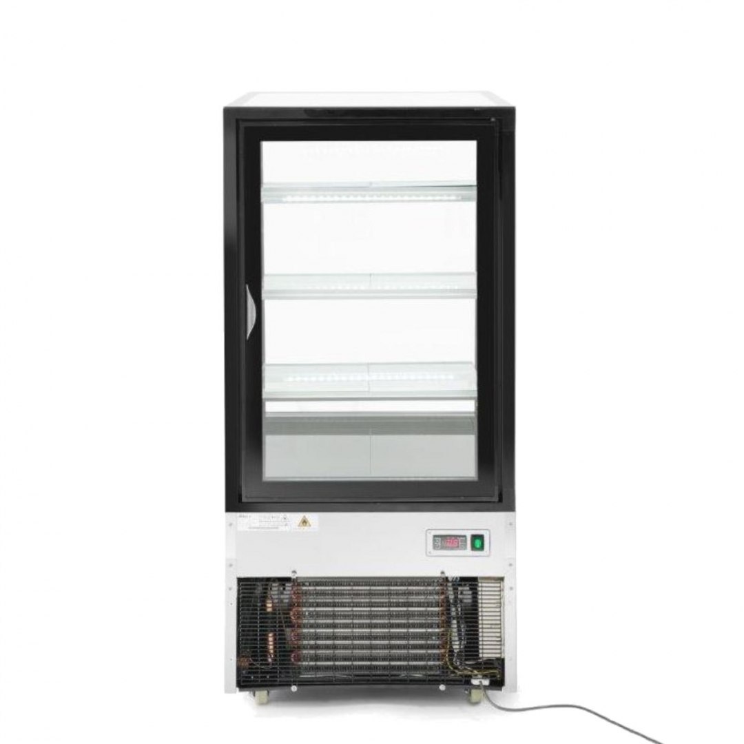 Witryna chłodnicza cukiernicza 3-półkowa jezdna LED 300L ARKTIC