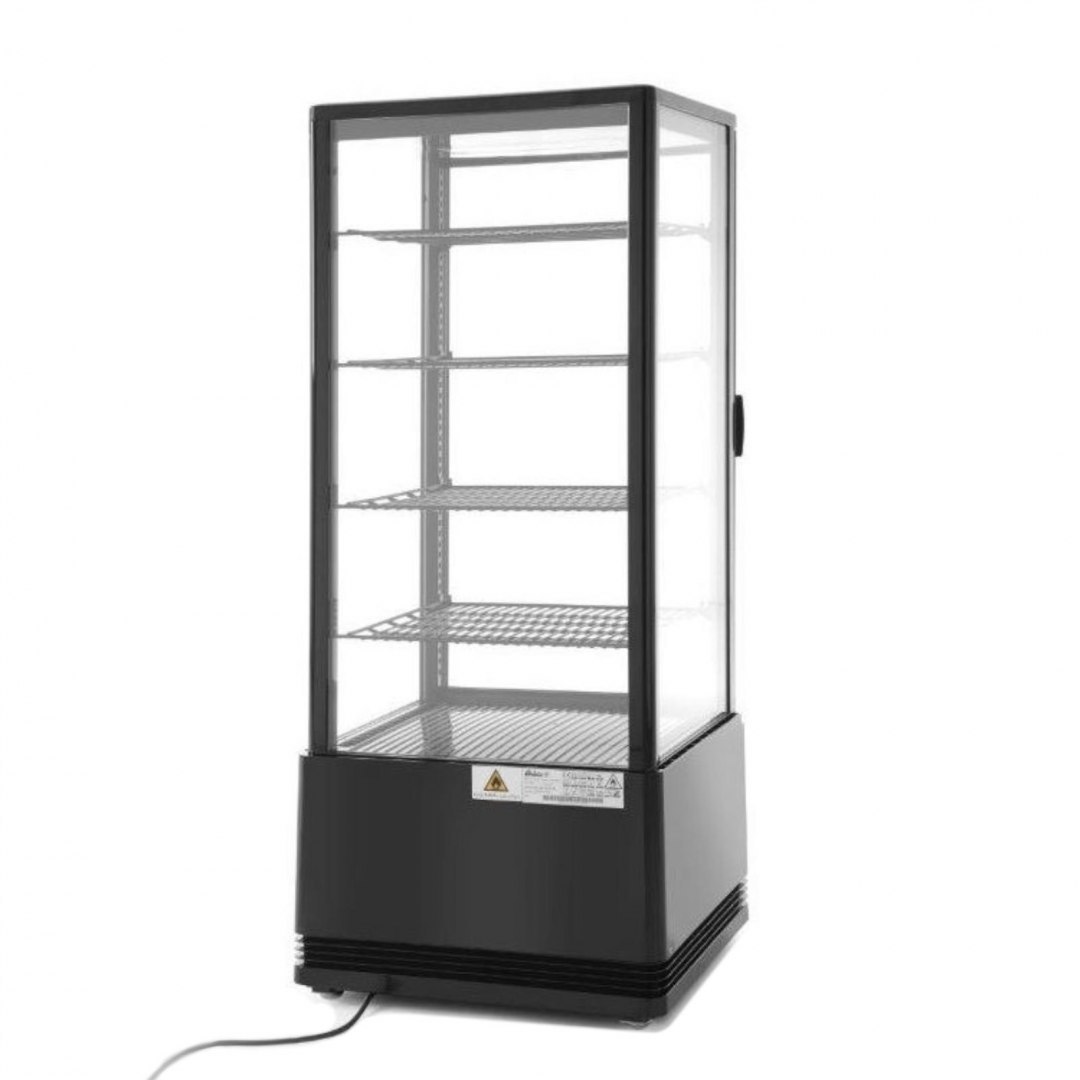 Witryna chłodnicza cukiernicza 4 półki 98L LED - czarna ARKTIC Witryna chłodnicza cukiernicza 4 półki 98L LED - czarna ARKTIC