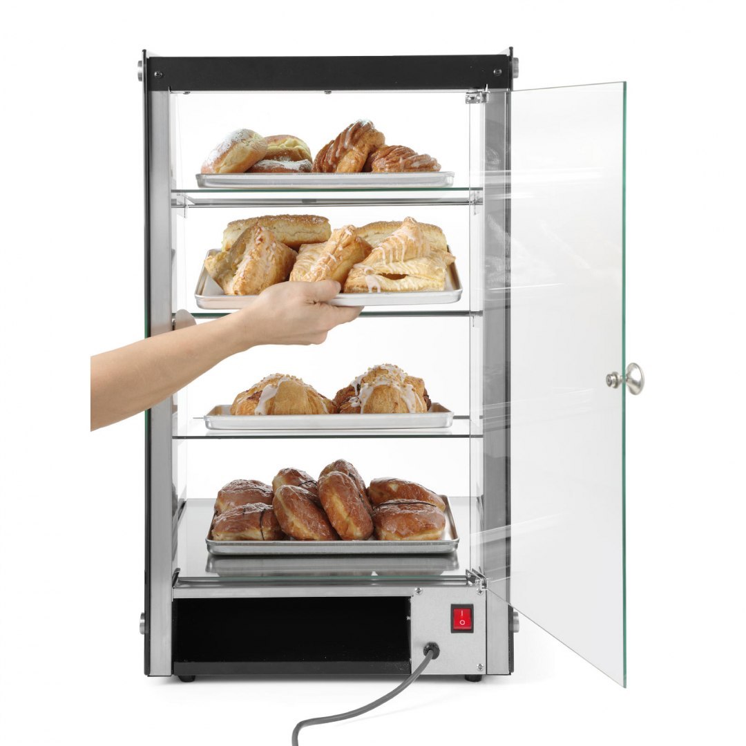 Witryna neutralna samoobsługowa do prezentacji i wydawania potraw LED szer. 415mm Hendi Witryna neutralna samoobsługowa do prezentacji i wydawania potraw LED szer. 415mm Hendi
