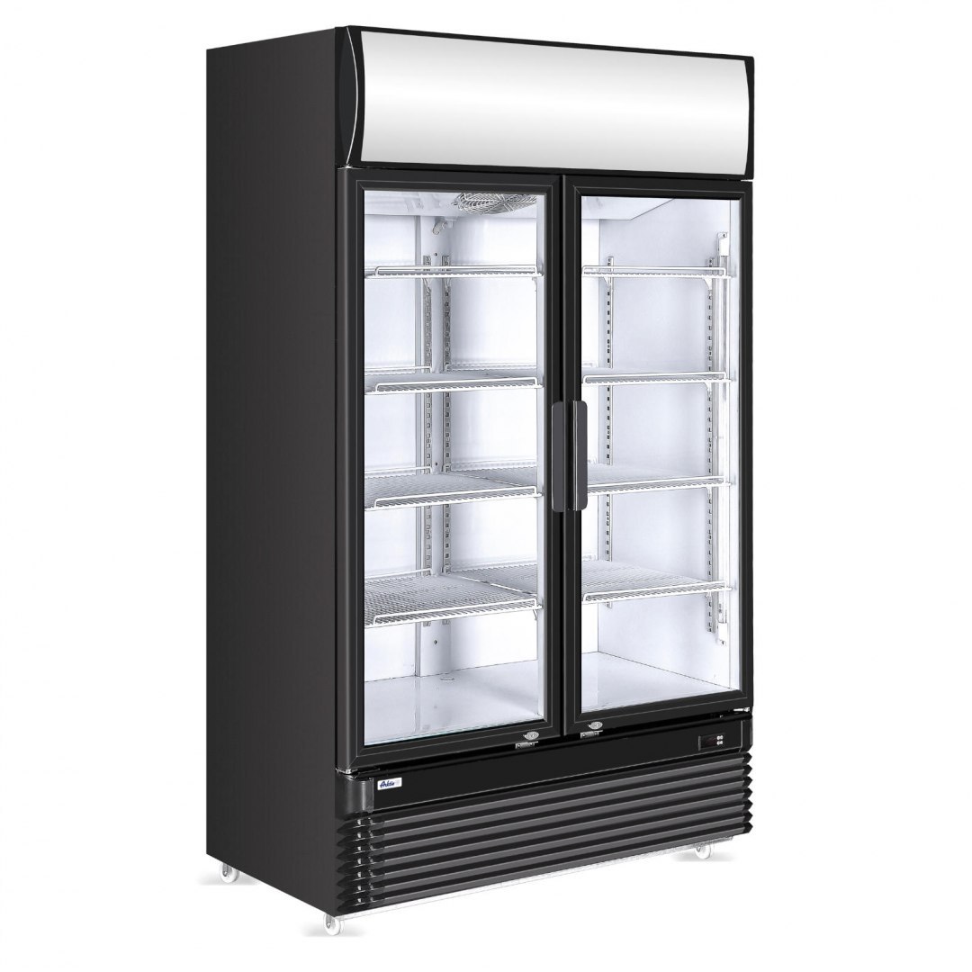 Witryna szafa chłodnicza z podświetlanym panelem reklamowym 750L ARKTIC