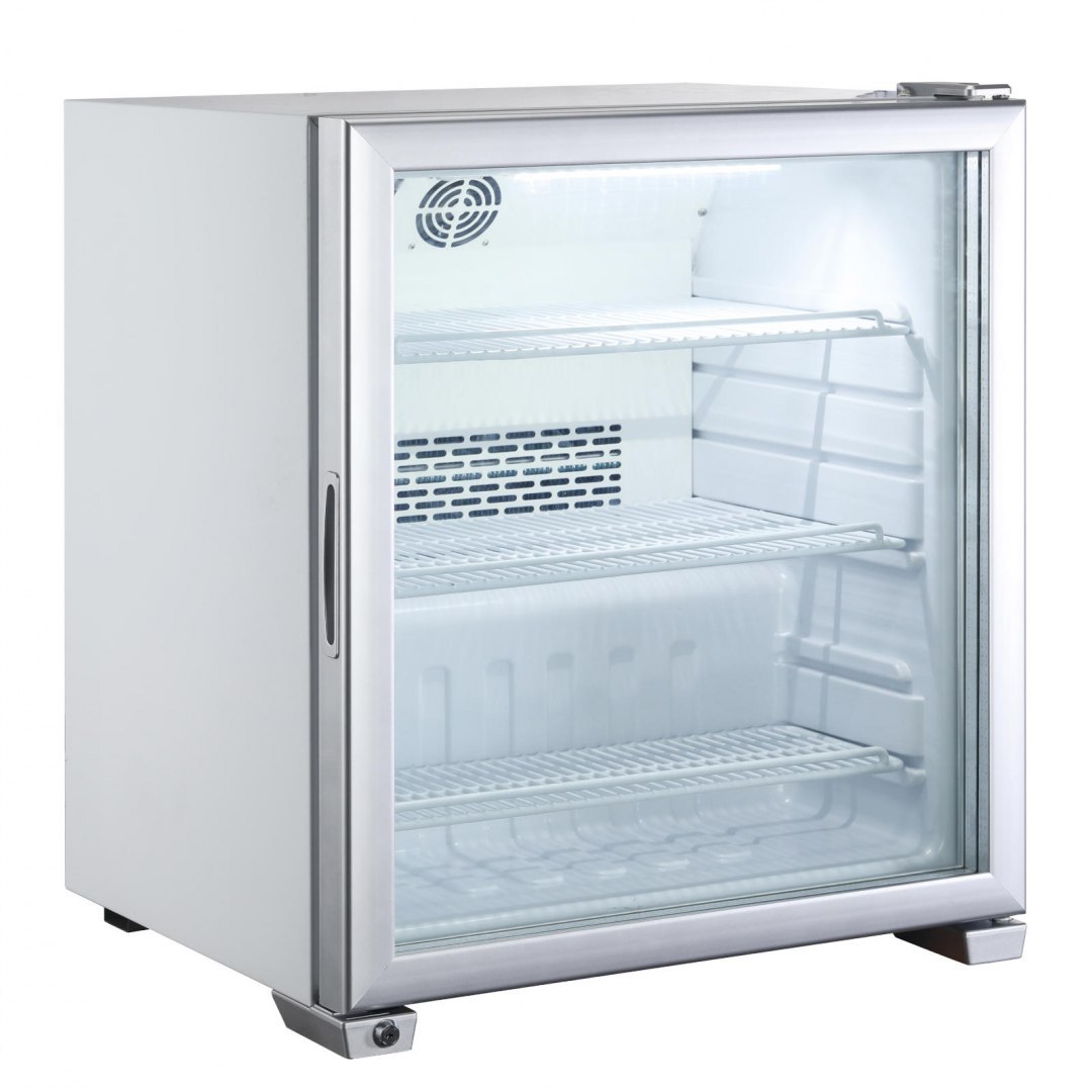 Witryna zamrażarka szklane drzwiczki 3 półki do -18C LED 90L ARKTIC Witryna zamrażarka szklane drzwiczki 3 półki do -18C LED 90L ARKTIC