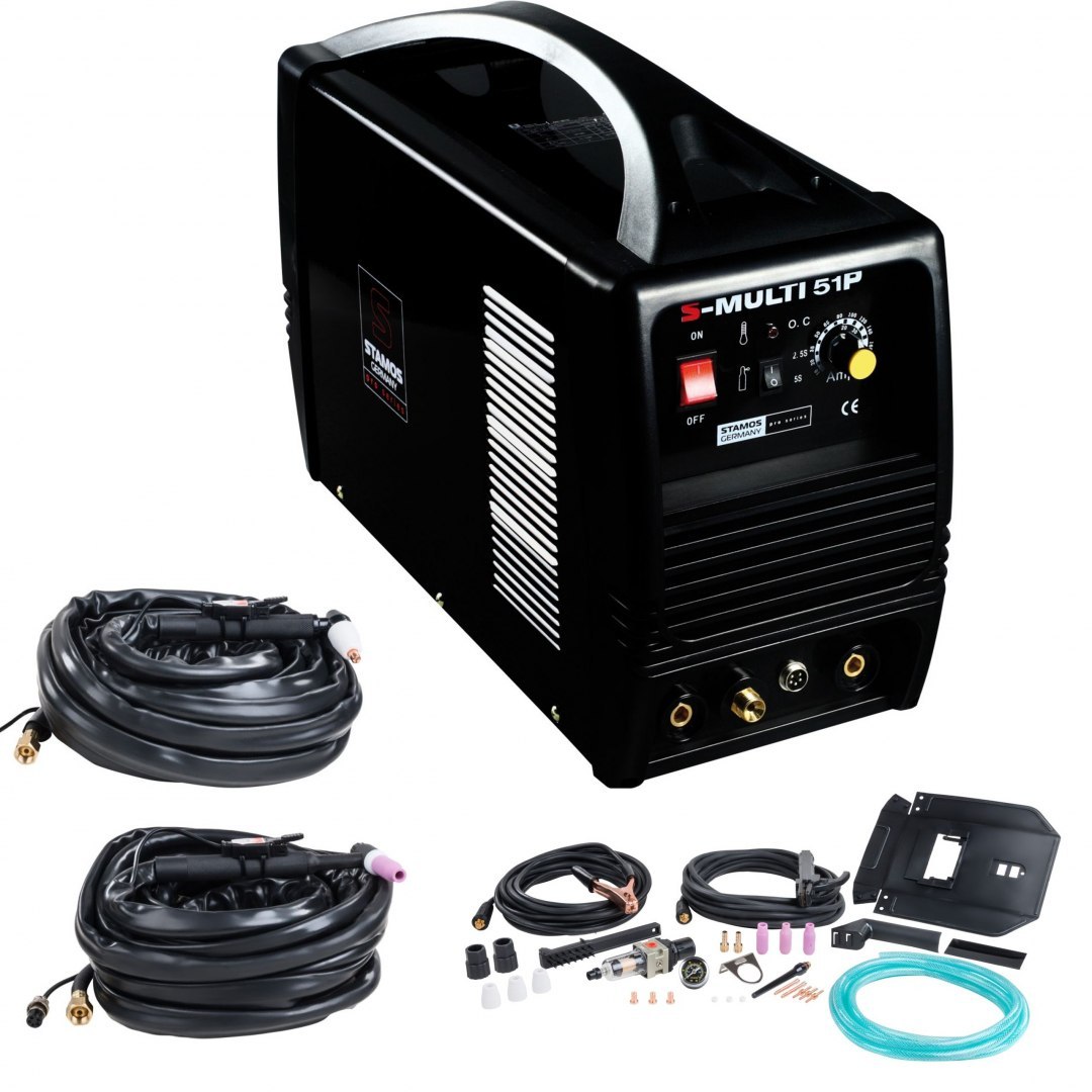 Urządzenie wielofunkcyjne S-MULTI 51P TIG+MMA+PLAZMA PRO SERIES 180A Stamos Germany Urządzenie wielofunkcyjne S-MULTI 51P TIG+MMA+PLAZMA PRO SERIES 180A Stamos Germany