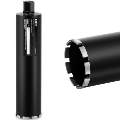 Wiertło diamentowe koronowe do betonu kamienia G1 dł. 400 mm śr. 102 mm MSW Wiertło diamentowe koronowe do betonu kamienia G1 dł. 400 mm śr. 102 mm MSW