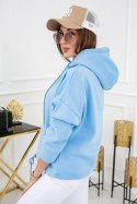 Bluza z kapturem Noemi WJ8890 Baby Blue Baby Blue M