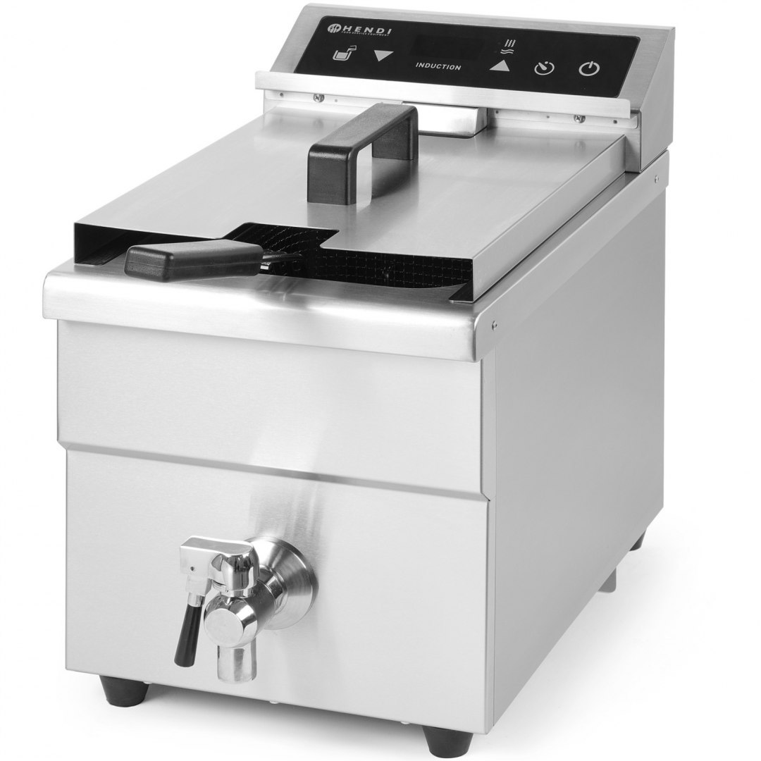 Frytownica indukcyjna z kranem Kitchen Line 8L Hendi 215012 Hendi Frytownica indukcyjna z kranem Kitchen Line 8L Hendi 215012 Hendi