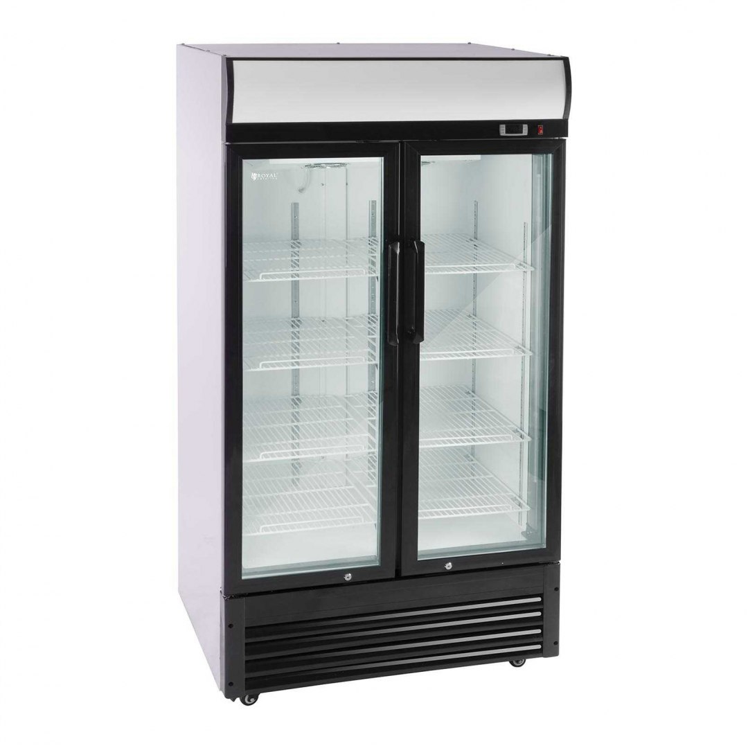 Lodówka chłodziarka szafa chłodnicza na napoje podwójna przeszklona 2-8C 630L Royal Catering Lodówka chłodziarka szafa chłodnicza na napoje podwójna przeszklona 2-8C 630L Royal Catering
