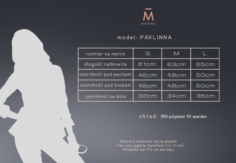 Bluzka Pavlinna Blue Niebieski M Bluzka Pavlinna Blue Niebieski M