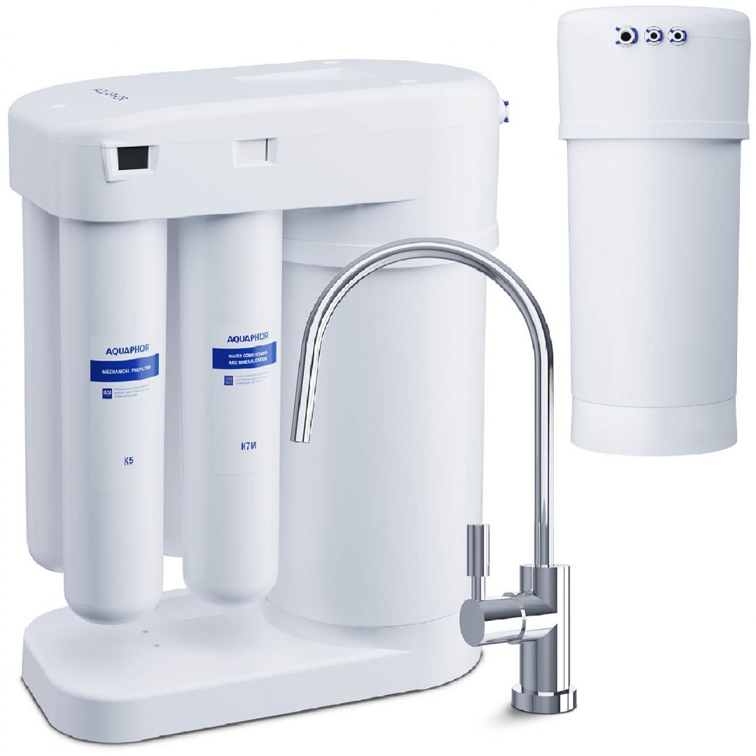 System odwróconej osmozy z kranem K5 K2 K50S K7M 190 l/dzień AQUAPHOR System odwróconej osmozy z kranem K5 K2 K50S K7M 190 l/dzień AQUAPHOR