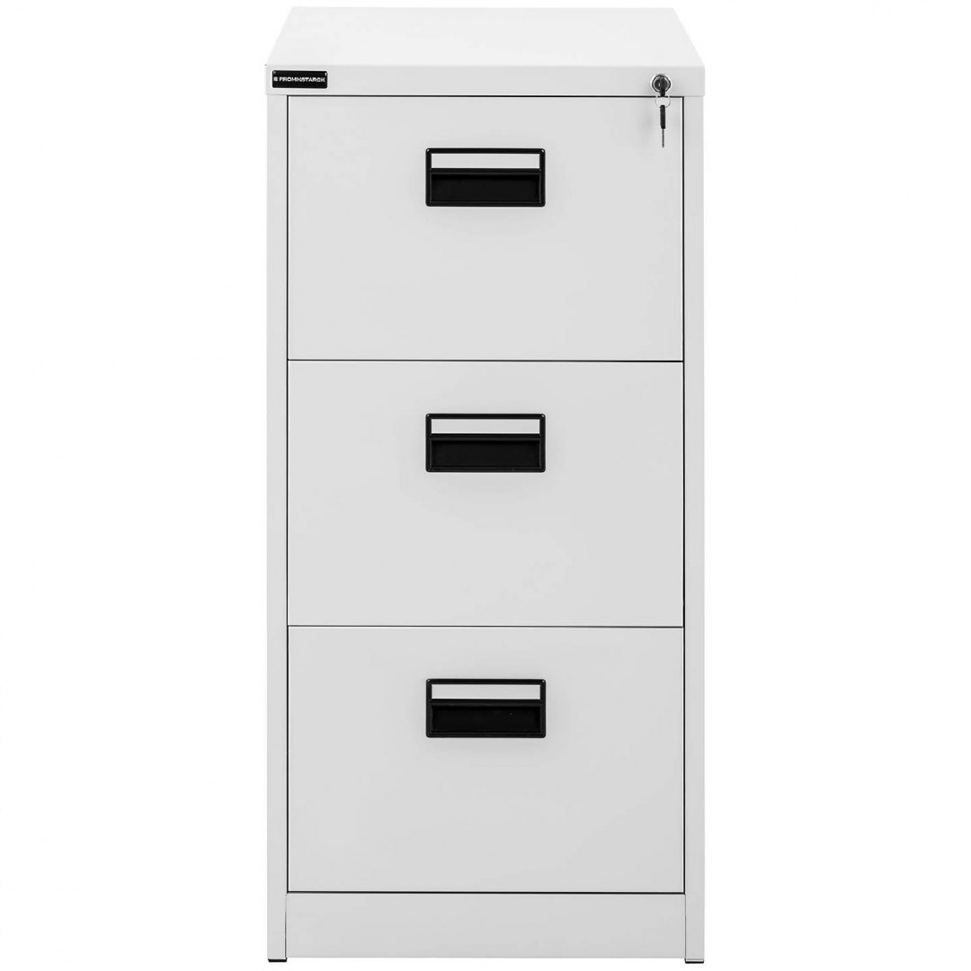 Szafa biurowa na dokumenty akta z 3 szufladami metalowa 47 x 60 x 101.5 cm FROMM&STARCK Szafa biurowa na dokumenty akta z 3 szufladami metalowa 47 x 60 x 101.5 cm FROMM&STARCK