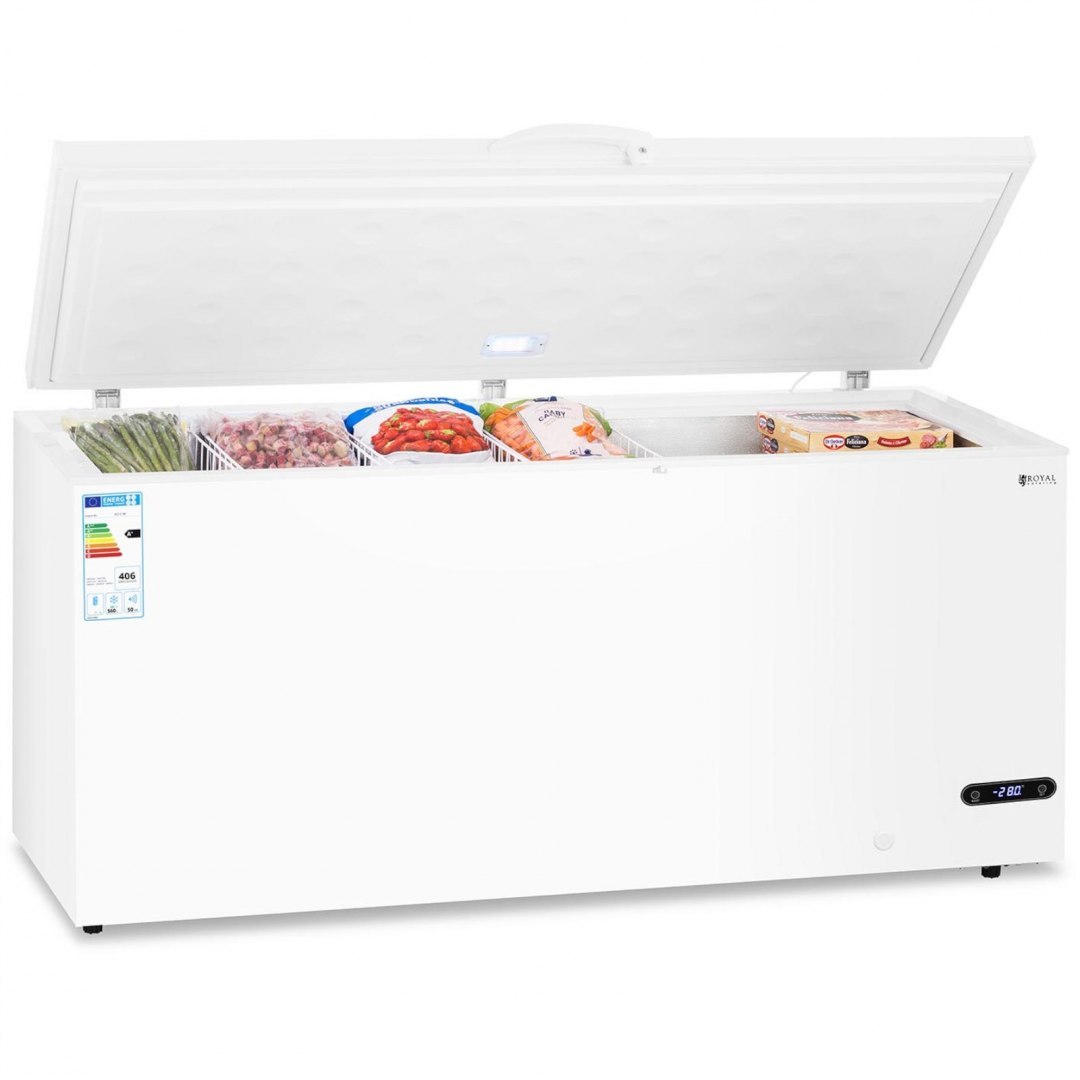 Zamrażarka skrzyniowa gastronomiczna z zamkiem A+ do -40 C 560 l Royal Catering Zamrażarka skrzyniowa gastronomiczna z zamkiem A+ do -40 C 560 l Royal Catering