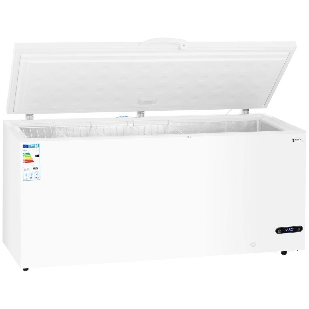 Zamrażarka skrzyniowa gastronomiczna z zamkiem A+ do -40 C 560 l Royal Catering Zamrażarka skrzyniowa gastronomiczna z zamkiem A+ do -40 C 560 l Royal Catering
