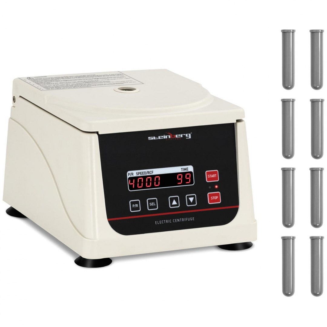 Profesjonalna wirówka laboratoryjna do osocza 4000 obr./min do 8 probówek 15 ml Steinberg Systems Profesjonalna wirówka laboratoryjna do osocza 4000 obr./min do 8 probówek 15 ml Steinberg Systems