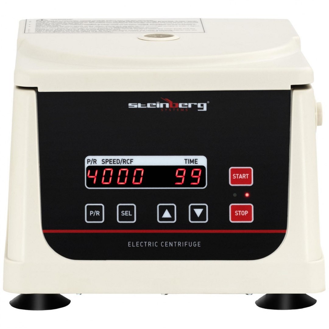 Profesjonalna wirówka laboratoryjna do osocza 4000 obr./min do 8 probówek 15 ml Steinberg Systems Profesjonalna wirówka laboratoryjna do osocza 4000 obr./min do 8 probówek 15 ml Steinberg Systems