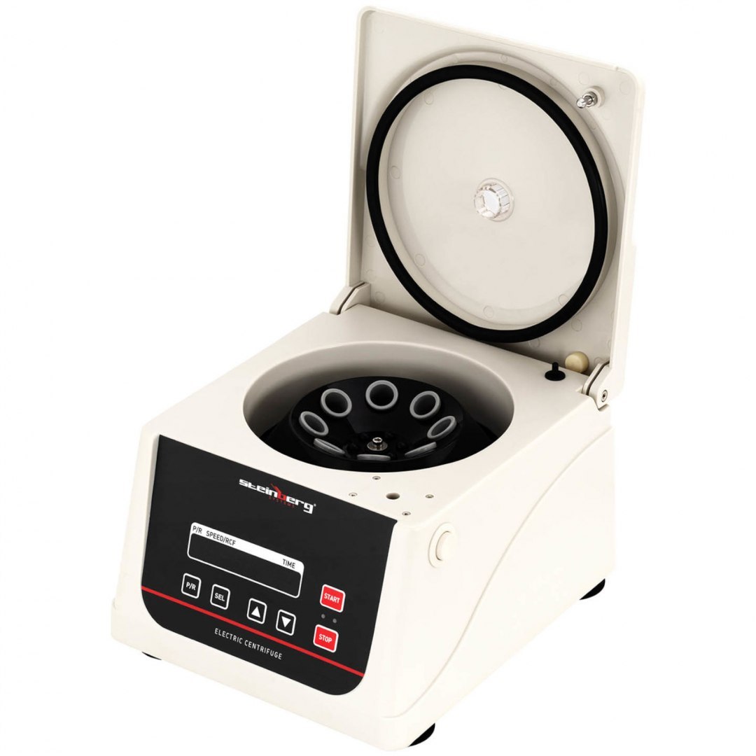 Profesjonalna wirówka laboratoryjna do osocza 4000 obr./min do 8 probówek 15 ml Steinberg Systems Profesjonalna wirówka laboratoryjna do osocza 4000 obr./min do 8 probówek 15 ml Steinberg Systems