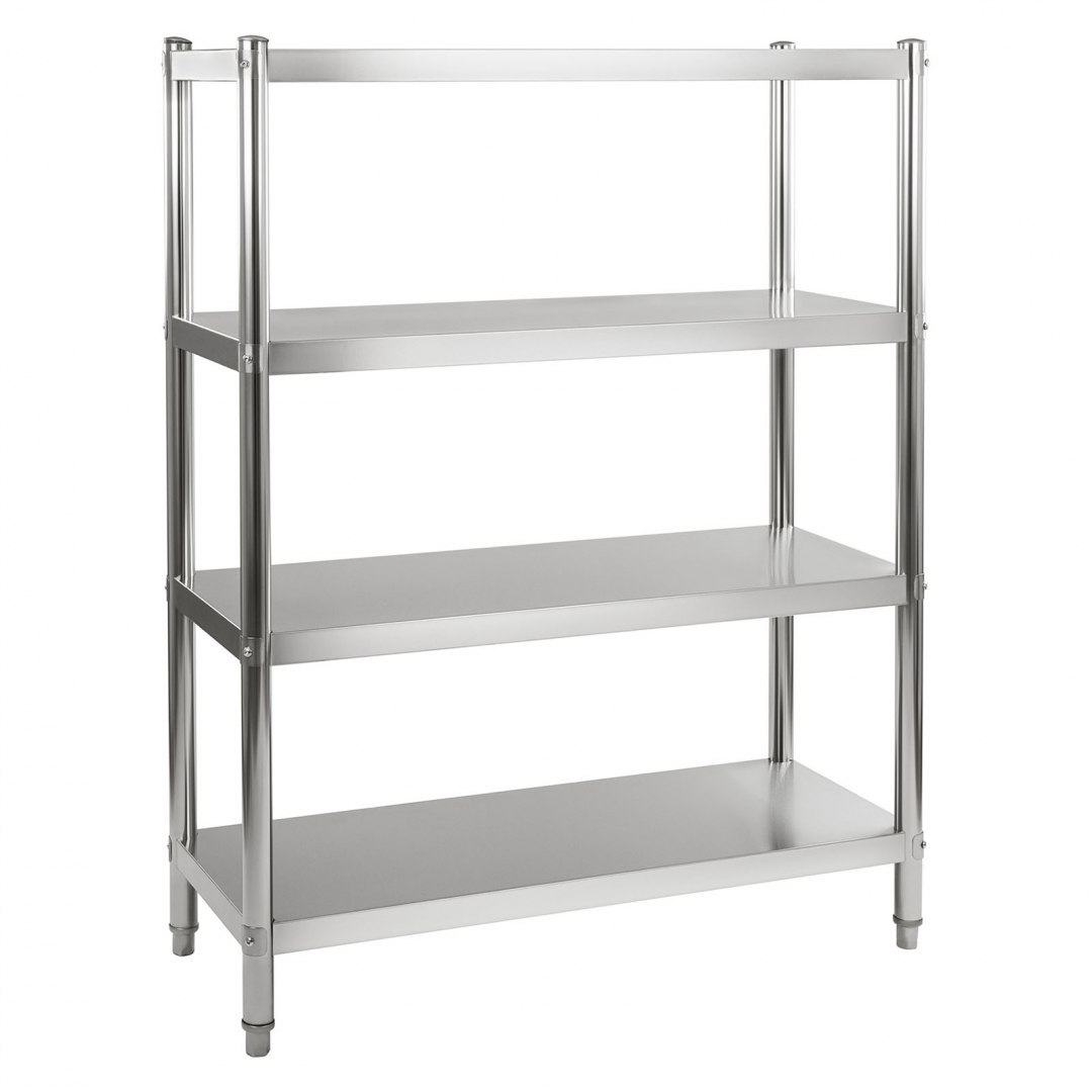 Regał ze stali nierdzewnej gastronomiczny 120x48,5x155cm Royal Catering Regał ze stali nierdzewnej gastronomiczny 120x48,5x155cm Royal Catering
