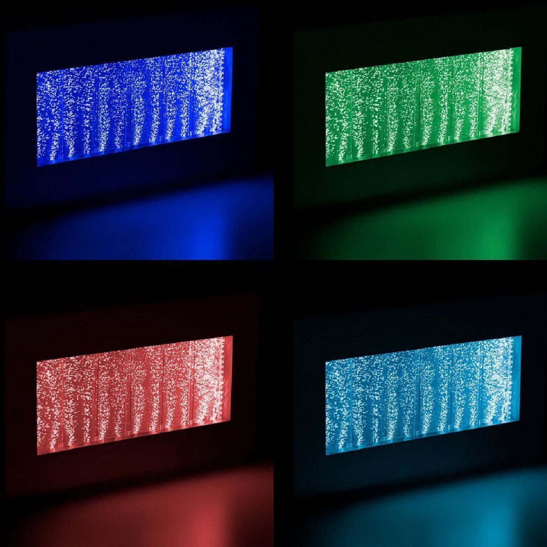 Ściana wodna bąbelkowa z podświetlaniem LED UNIPRODO