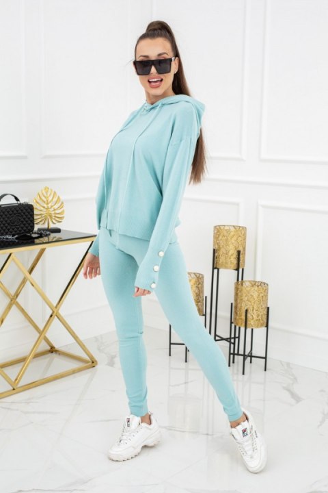 Komplet dzianinowy Kim Pearl Buttons PU1121 Mint Mint M/L Komplet dzianinowy Kim Pearl Buttons PU1121 Mint Mint M/L