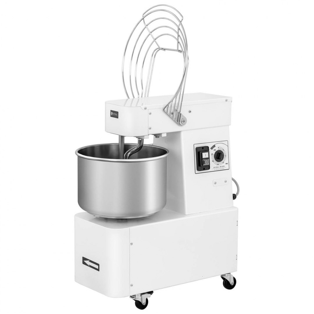 Miesiarka spiralna mikser spiralny do ciasta ze stałą dzieżą 15 l 48 kg/h 750 W ITALY Royal Catering Miesiarka spiralna mikser spiralny do ciasta ze stałą dzieżą 15 l 48 kg/h 750 W ITALY Royal Catering