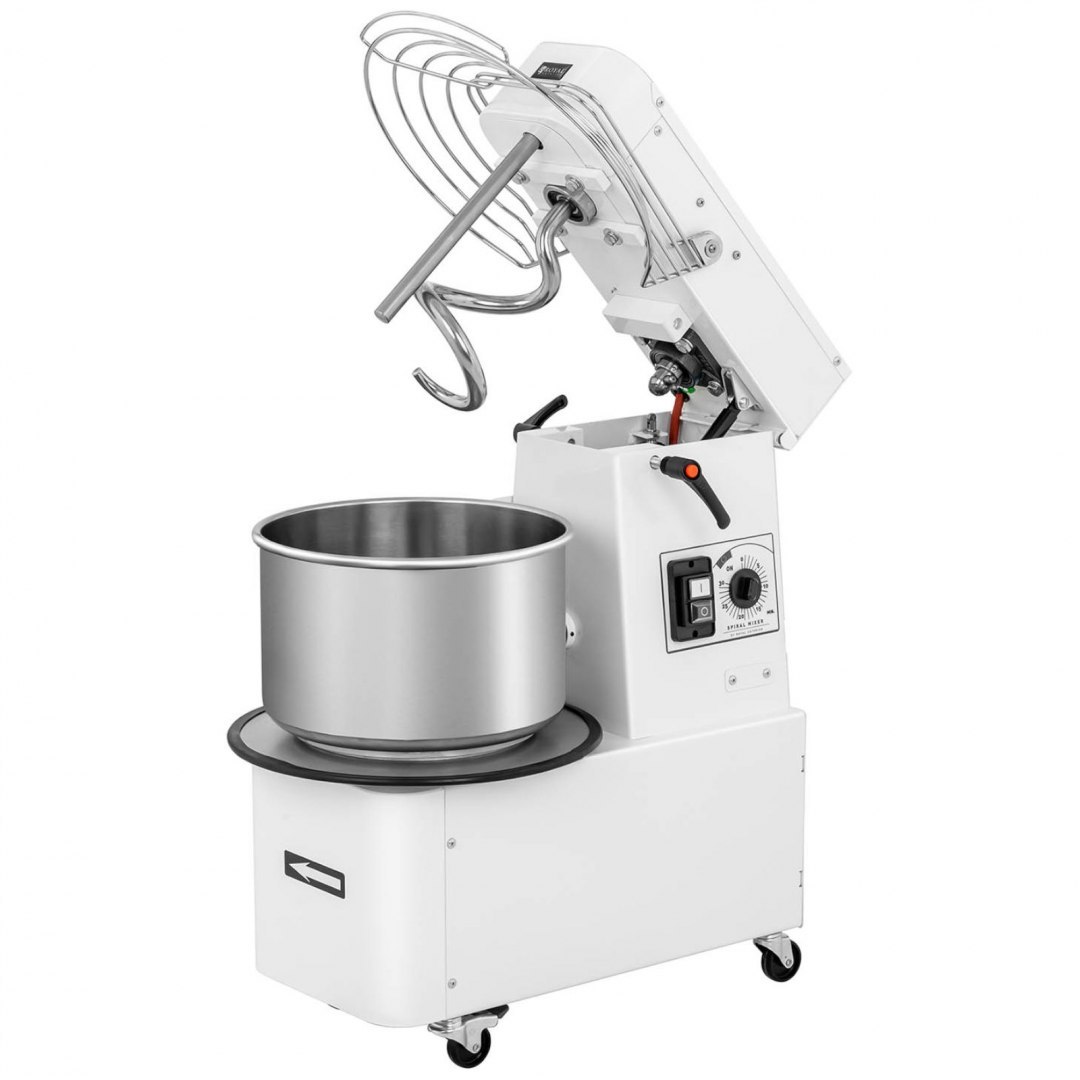 Miesiarka planetarna mikser spiralny do ciasta z wyjmowaną dzieżą 15 l 48 kg/h 750 W ITALY Royal Catering Miesiarka planetarna mikser spiralny do ciasta z wyjmowaną dzieżą 15 l 48 kg/h 750 W ITALY Royal Catering