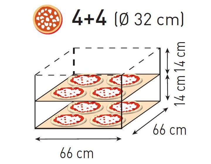 Piec do pizzy podwójny Basic 44 8 pizz 9400W - Hendi 226698 Hendi Piec do pizzy podwójny Basic 44 8 pizz 9400W - Hendi 226698 Hendi