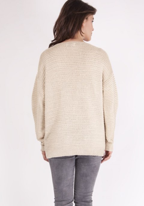 Sweter Beatrix SWE 097 Beżowy Beżowy L Sweter Beatrix SWE 097 Beżowy Beżowy L