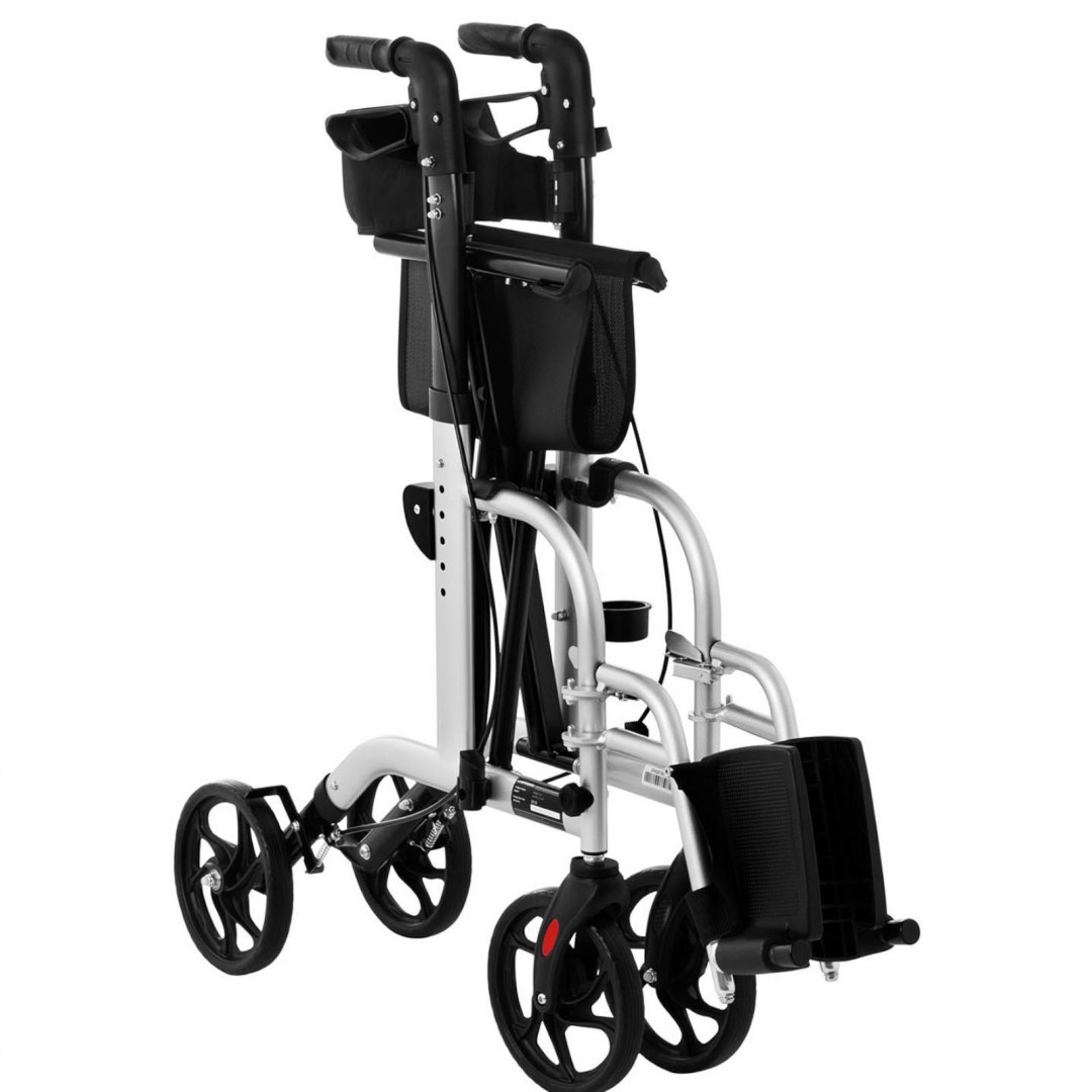 Balkonik chodzik rehabilitacyjny 2w1 z funkcją wózka składany z torbą do 136kg UNIPRODO Balkonik chodzik rehabilitacyjny 2w1 z funkcją wózka składany z torbą do 136kg UNIPRODO