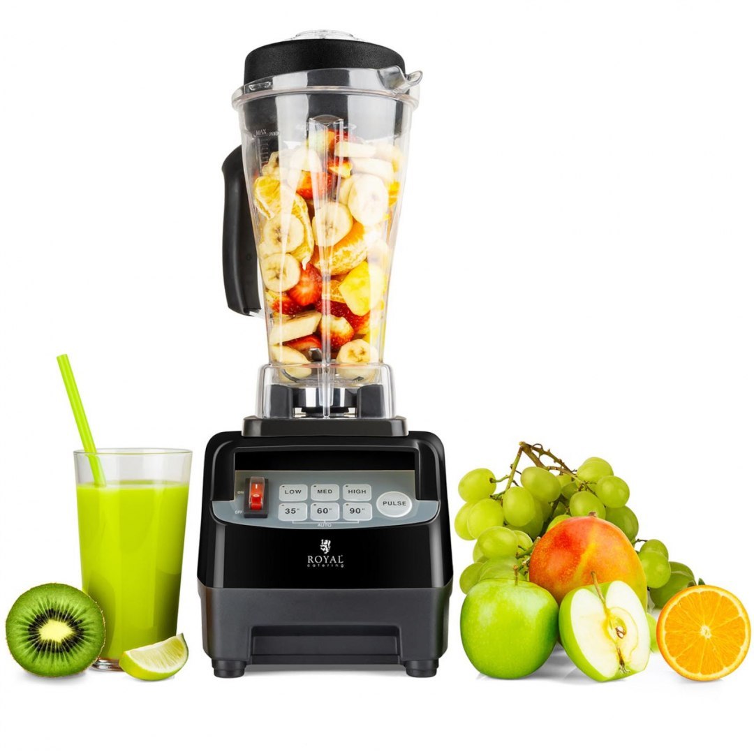 Blender kielichowy barmański do baru 2L 1500W - czarny Royal Catering Blender kielichowy barmański do baru 2L 1500W - czarny Royal Catering