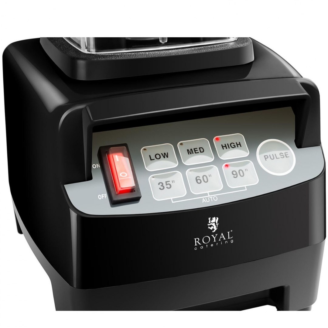 Blender kielichowy barmański do baru 2L 1500W - czarny Royal Catering Blender kielichowy barmański do baru 2L 1500W - czarny Royal Catering