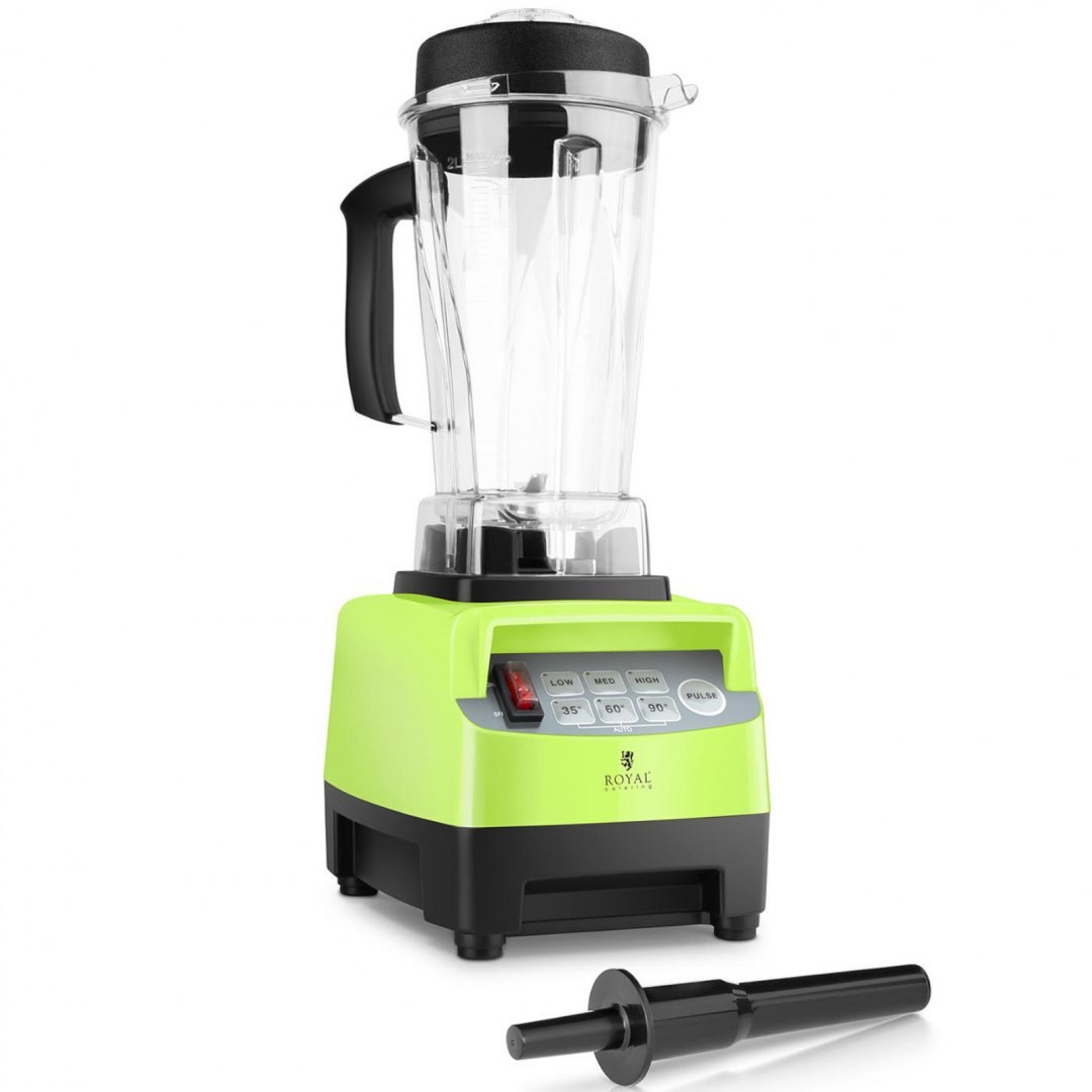 Blender kielichowy barmański do baru 2L 1500W - zielony Royal Catering Blender kielichowy barmański do baru 2L 1500W - zielony Royal Catering