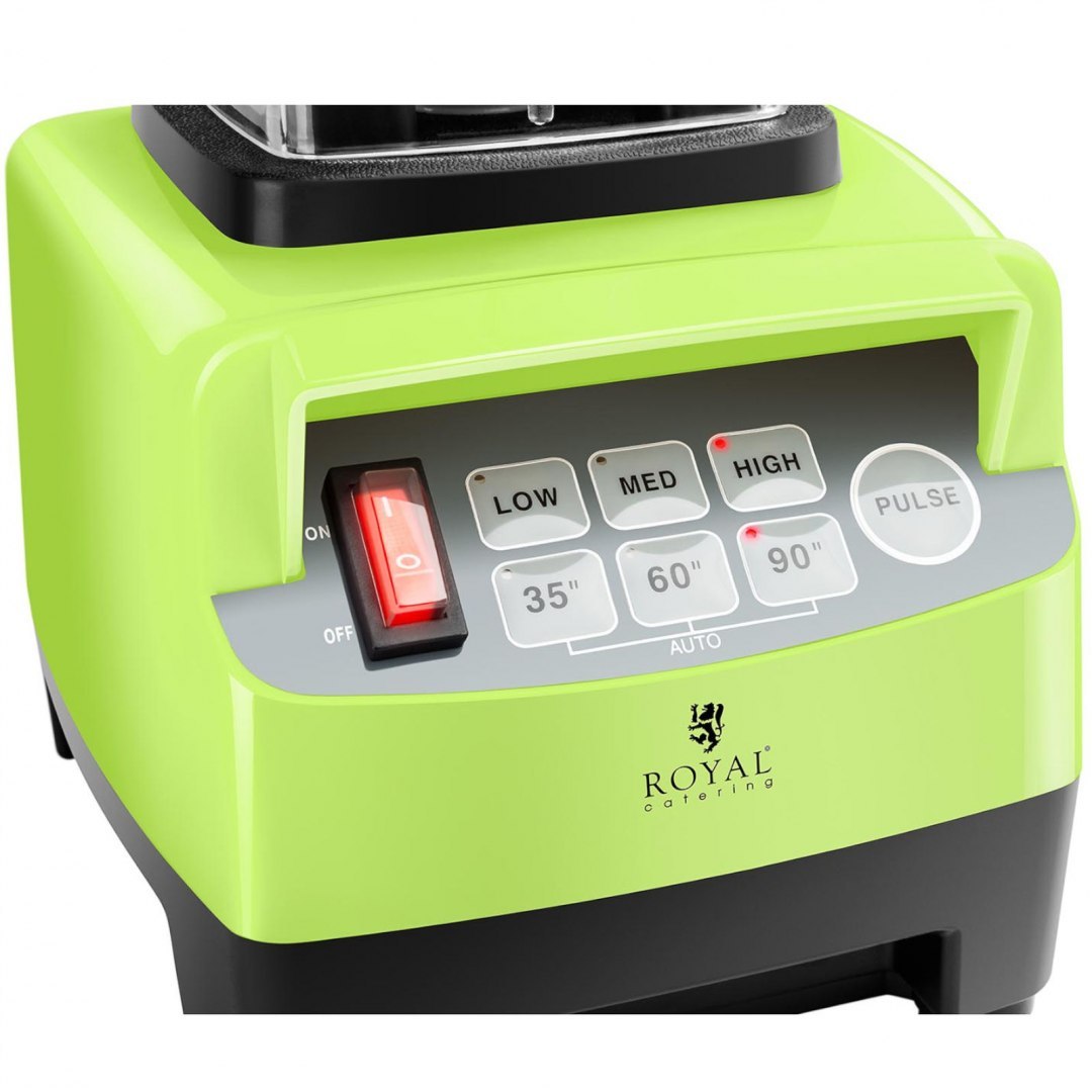 Blender kielichowy barmański do baru 2L 1500W - zielony Royal Catering Blender kielichowy barmański do baru 2L 1500W - zielony Royal Catering