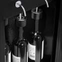 Dyspenser dozownik do wina z chłodziarką 7-18C 6 butelek - czarny Royal Catering