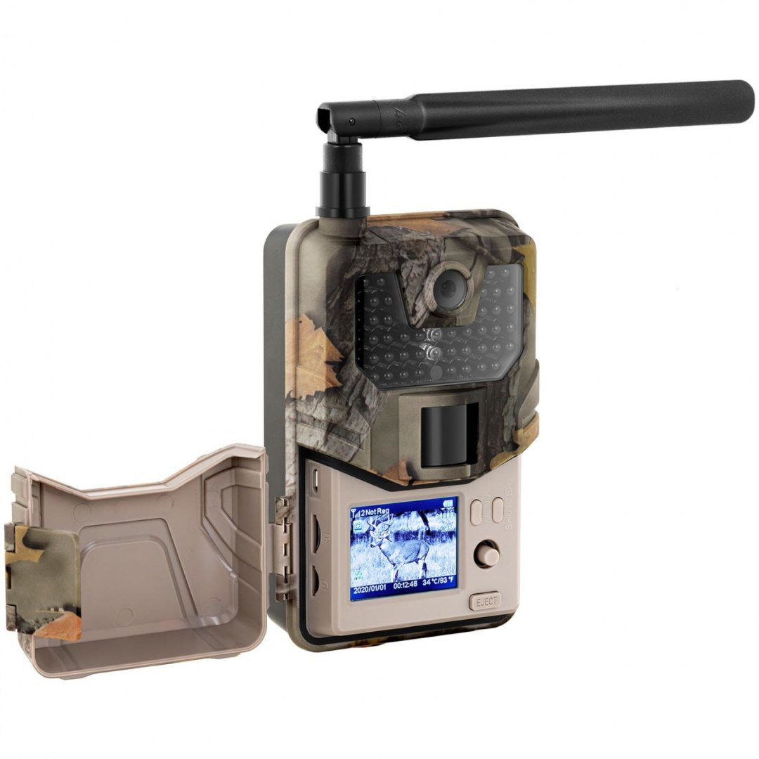 Fotopułapka kamera leśna z czujnikiem ruchu 8MP F-HD 20m IR LED 4G LTE ANT Stamony Fotopułapka kamera leśna z czujnikiem ruchu 8MP F-HD 20m IR LED 4G LTE ANT Stamony