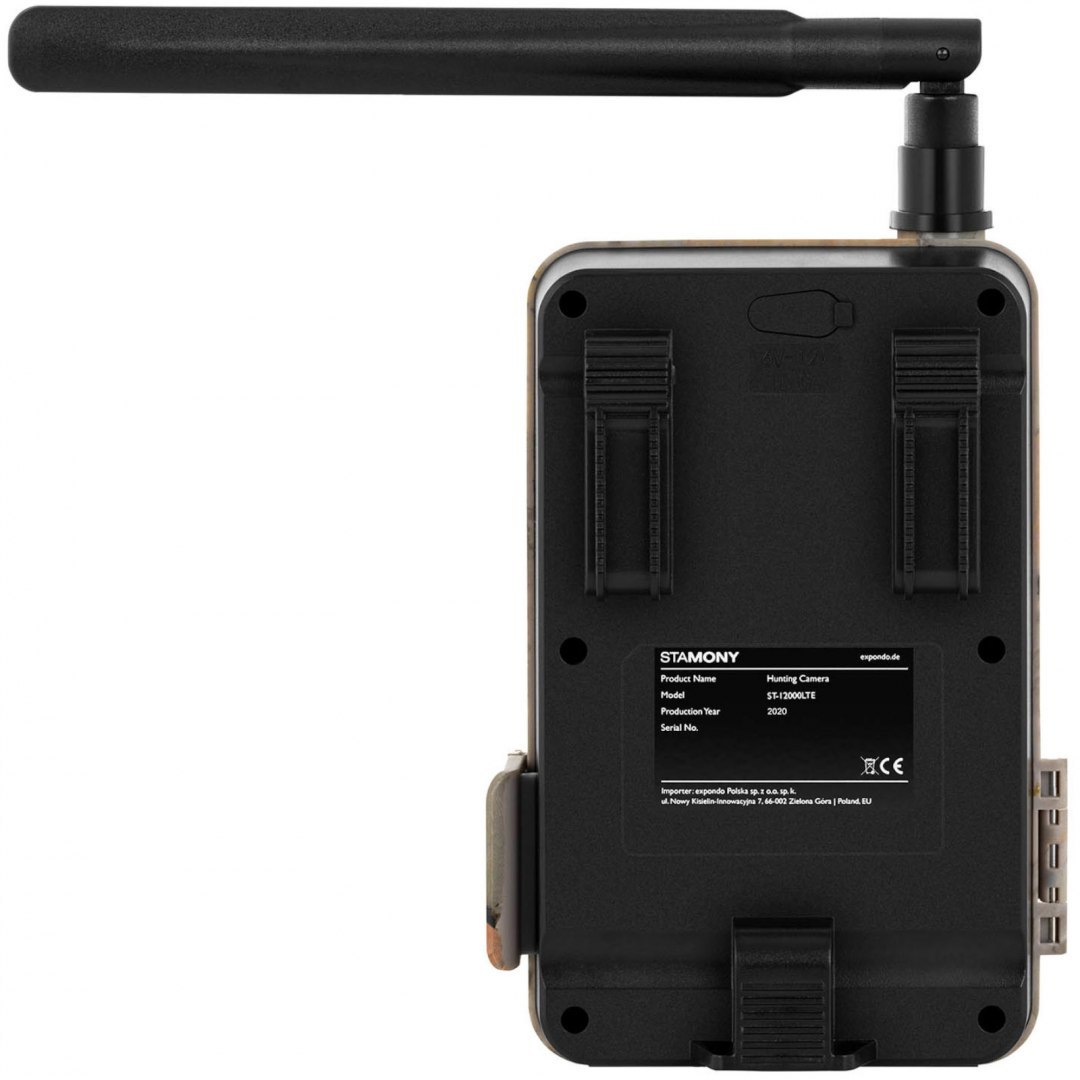 Fotopułapka kamera leśna z czujnikiem ruchu 8MP F-HD 20m IR LED 4G LTE ANT Stamony Fotopułapka kamera leśna z czujnikiem ruchu 8MP F-HD 20m IR LED 4G LTE ANT Stamony