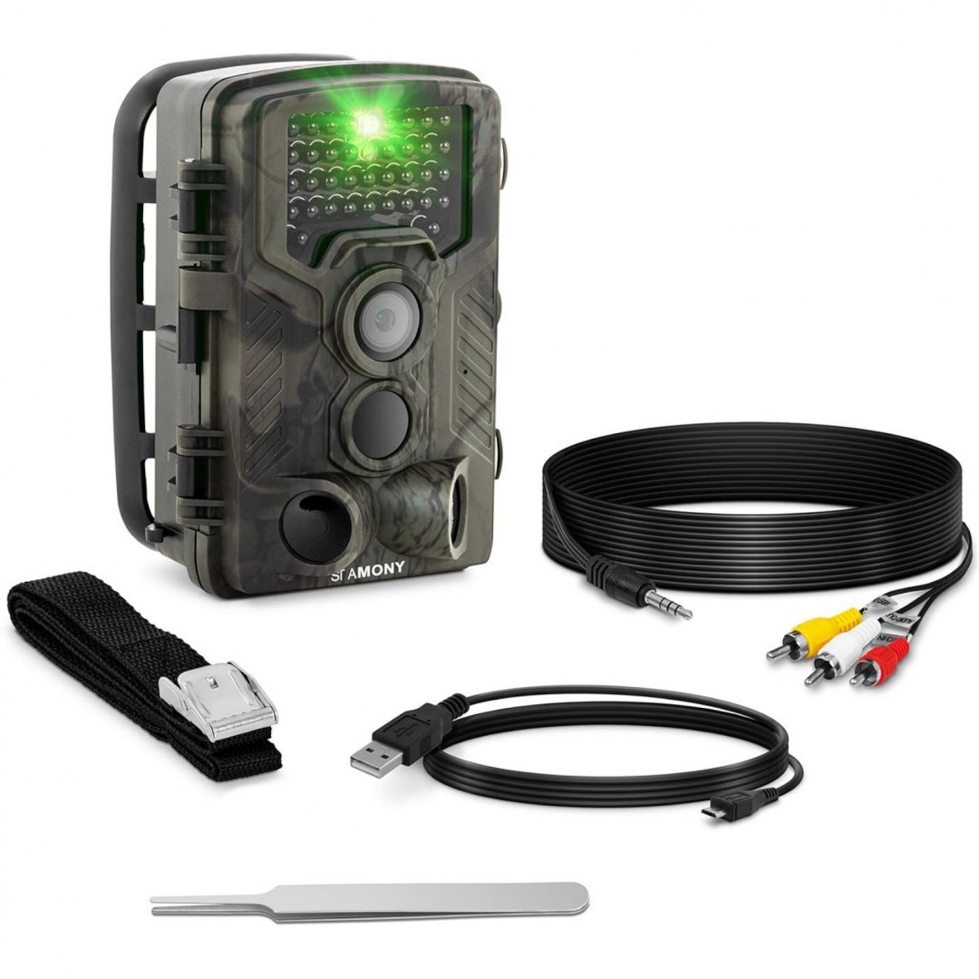 Fotopułapka kamera leśna z czujnikiem ruchu 8MP F-HD 20m IR LED 4G LTE Stamony Fotopułapka kamera leśna z czujnikiem ruchu 8MP F-HD 20m IR LED 4G LTE Stamony