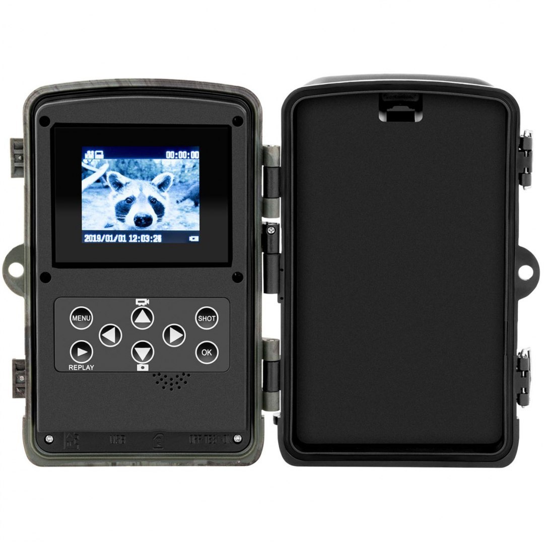 Fotopułapka kamera leśna z czujnikiem ruchu 8MP F-HD 20m IR LED GSM-3G Stamony Fotopułapka kamera leśna z czujnikiem ruchu 8MP F-HD 20m IR LED GSM-3G Stamony