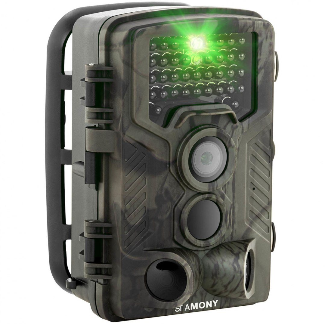 Fotopułapka kamera leśna z czujnikiem ruchu 8MP F-HD 20m IR LED GSM-3G Stamony Fotopułapka kamera leśna z czujnikiem ruchu 8MP F-HD 20m IR LED GSM-3G Stamony