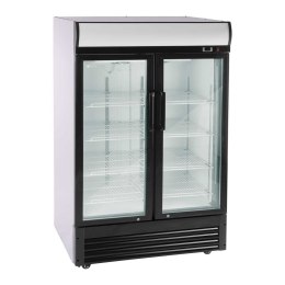 Lodówka chłodziarka szafa chłodnicza na napoje podwójna przeszklona 2-8C 880L Royal Catering