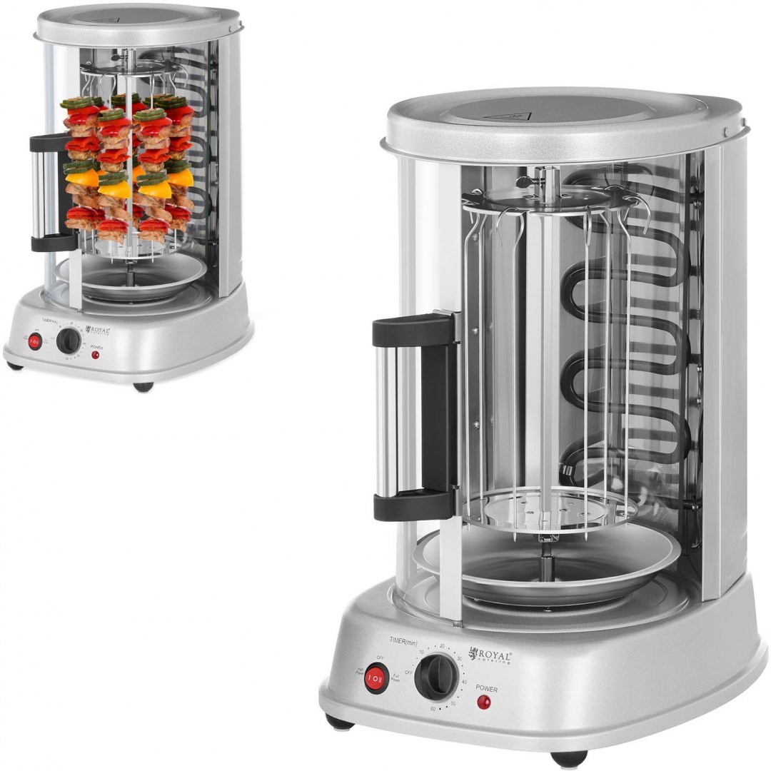 MINI opiekacz grill do kebaba gyrosa warzyw pionowy 3w1 1500W Royal Catering RCGV-1400 Royal Catering MINI opiekacz grill do kebaba gyrosa warzyw pionowy 3w1 1500W Royal Catering RCGV-1400 Royal Catering