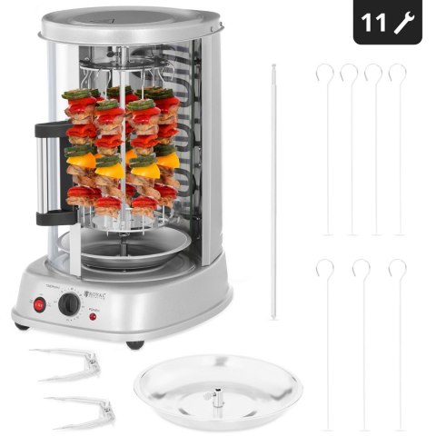 MINI opiekacz grill do kebaba gyrosa warzyw pionowy 3w1 1500W Royal Catering RCGV-1400 Royal Catering MINI opiekacz grill do kebaba gyrosa warzyw pionowy 3w1 1500W Royal Catering RCGV-1400 Royal Catering