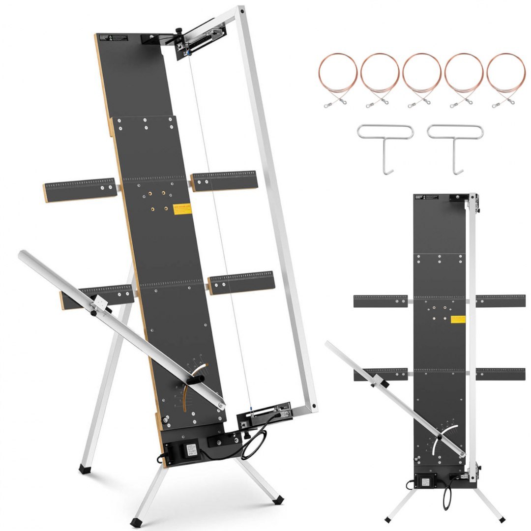 Maszyna nóż termiczny do cięcia styropianu ZESTAW wspornik stelaż 5 x drut 130 cm Pro Bauteam Maszyna nóż termiczny do cięcia styropianu ZESTAW wspornik stelaż 5 x drut 130 cm Pro Bauteam