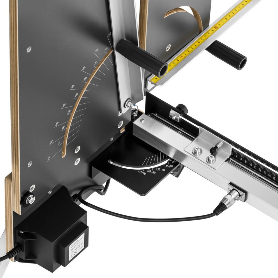 Maszyna nóż termiczny do cięcia styropianu ZESTAW wspornik szeroki stojak 5 x drut 130 cm Pro Bauteam