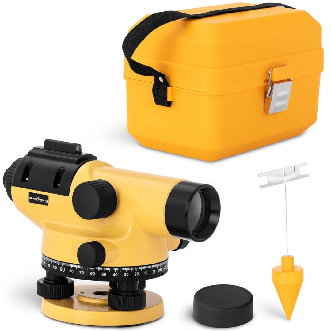 Niwelator optyczny samopoziomujący - powiększenie 32x śr. 38 mm Steinberg Systems Niwelator optyczny samopoziomujący - powiększenie 32x śr. 38 mm Steinberg Systems