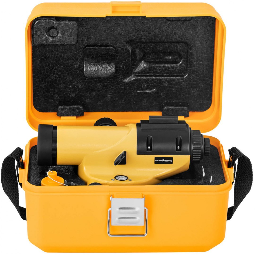 Niwelator optyczny samopoziomujący - powiększenie 32x śr. 38 mm Steinberg Systems Niwelator optyczny samopoziomujący - powiększenie 32x śr. 38 mm Steinberg Systems