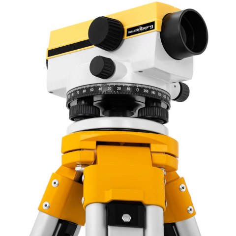 Niwelator optyczny samopoziomujący ze statywem i łatą - powiększenie 32x śr. 40 mm Steinberg Systems Niwelator optyczny samopoziomujący ze statywem i łatą - powiększenie 32x śr. 40 mm Steinberg Systems