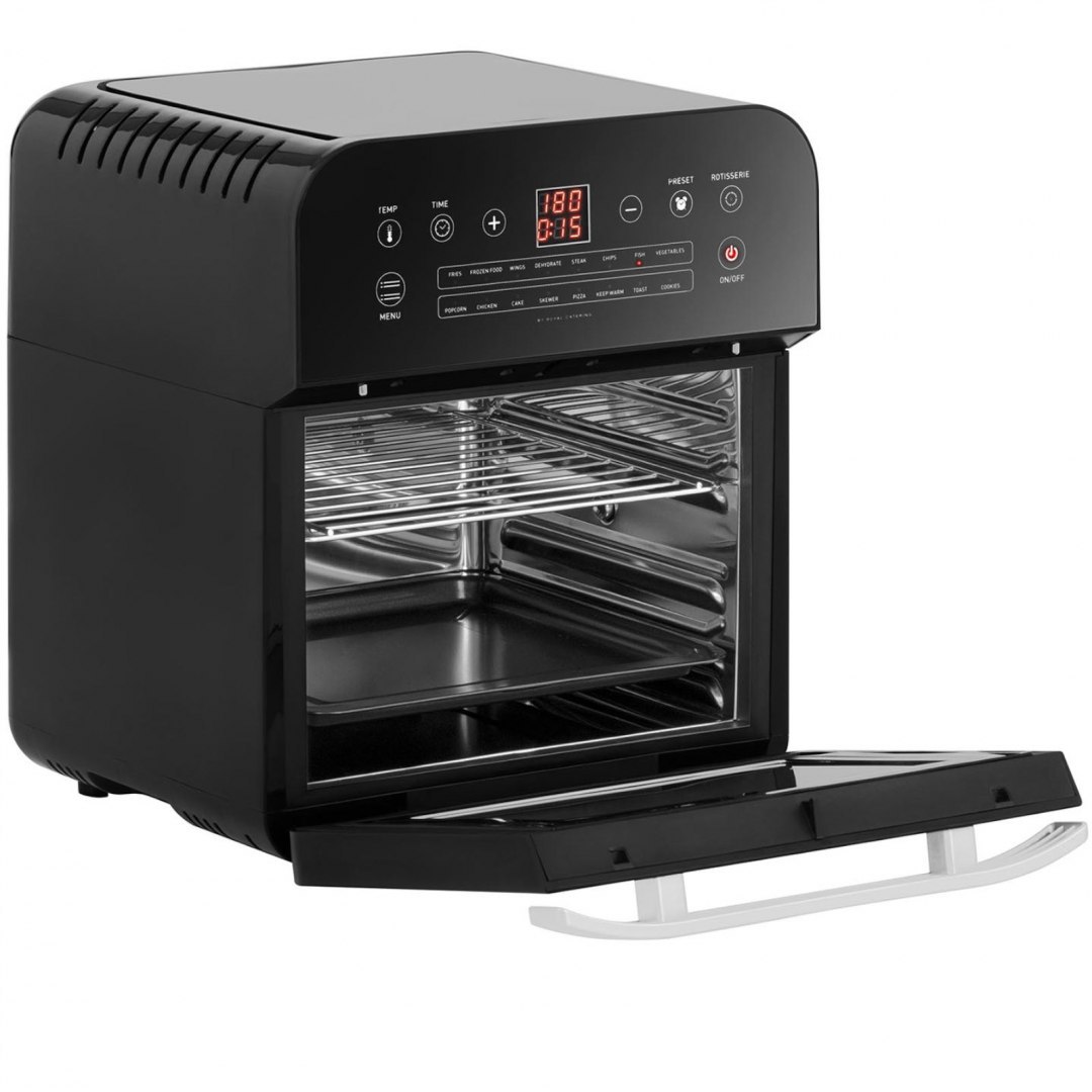 Piekarnik piecyk wielofunkcyjny z rożnem 13 programów 1.6kW 12L Royal Catering Piekarnik piecyk wielofunkcyjny z rożnem 13 programów 1.6kW 12L Royal Catering