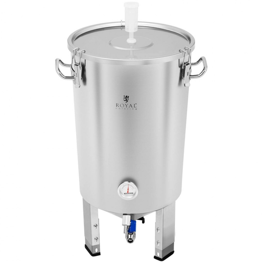 Pojemnik kocioł fermentacyjny fermentator do piwa 30L Royal Catering Pojemnik kocioł fermentacyjny fermentator do piwa 30L Royal Catering