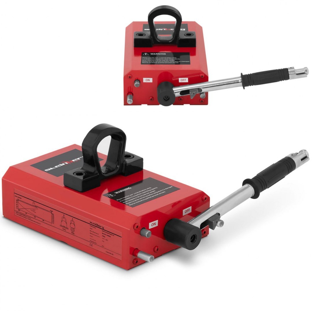 Profesjonalny podnośnik chwytak magnetyczny do blach i profili 1T 1000 kg Steinberg Systems Profesjonalny podnośnik chwytak magnetyczny do blach i profili 1T 1000 kg Steinberg Systems