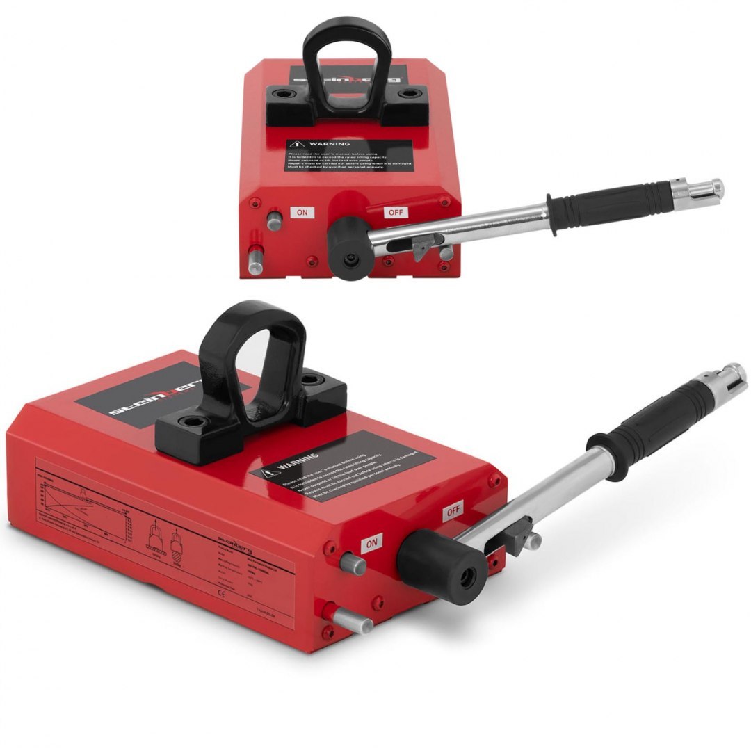 Profesjonalny podnośnik chwytak magnetyczny do blach i profili 600 kg Steinberg Systems Profesjonalny podnośnik chwytak magnetyczny do blach i profili 600 kg Steinberg Systems
